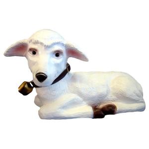 Liggende schaap met bel